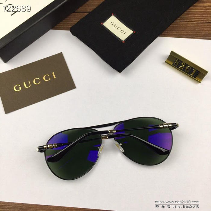 GUCCI古馳 官網同步 歐美風範 原單偏光 男款太陽鏡  lly1210